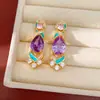 Collar con Cierre de Ovalo Empalmado con Zirconia de Goteo de Aceite Estilo Palacio, Cadena para Clavícula de Nicho de Lujo Ligero, Conjunto de Joyería Dulce