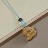 Talla de Madera de Sándalo DIY Celebridad de Internet Lindo Oveja Voladora Personalidad Creativa Colgante para Teléfono Móvil Bolsa Colgante Decorativo para Mujer