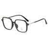 M3106 Caperucita Roja Estilo Celebridad de Internet Marco Grande Anti-Luz Azul Lente Plano Gafas Cuadradas Transparentes de Moda para Hombre y Mujer