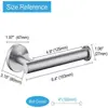 Soporte de Papel de Cocina de Acero Inoxidable 304 Portarrollos de Papel Higiénico sin Taladro Baño Inodoro Estante de Almacenamiento para Baño Portarrollos de Papel