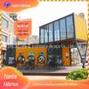 Rua comercial personalizada Planejamento de rua para pedestres Casa de contêiner criativa Street View Loja móvel da DreamWorks Contêiner criativo