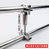 Suporte Duplo para Tubo de Aço Inoxidável Braçadeira Ajustável de Camada Dupla para Tubo Fixador Duplo para Tubo Suporte de Fixação para Tubo de Gás