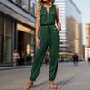Pantalones de Comercio Exterior de Estación Independiente 2024 Nuevo Verano Europeo y Americano para Mujer Pantalones Negros Sin Mangas Transfronterizos