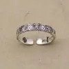 Anillo de Plata S925 [Sin Tabúes] Estilo Taoísta, Joyería de Plata Estilo Chino Vintage, Sensación de Alta Gama, Para Regalar, Cinabrio, Retro Artístico