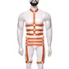 Bambú como ropa arnés de cableado de comercio exterior europeo y americano correa elástica ajustable traje divertido para hombre adulto NZN0009