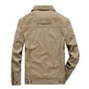 Suministro de fábrica Chaqueta casual para hombre de primavera y otoño Holgada Tallas grandes Ropa exterior para hombre 3218 Moderna Cortavientos