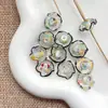 Bolo Saia Estilo Quadrinhos Contas de Vidro Transparente Contas Soltas DIY Pulseira Feita à Mão Colar Material para Contas