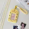 Hisocute Original Tarjetero para Perseguir Estrellas Funda para Exhibición de Polaroid de Tres Pulgadas Colgante Tarjeta de Estudiante de Campus Tarjeta de Comida Funda Protectora