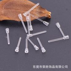 diy耳针耳饰配件批发 手工制作耳钉耳环材料 树脂耳钉套管