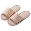 Pantuflas de Lino Sweet Home para Mujer, Anti-Olor para Interiores, Transpirables, Absorbentes de Sudor, Pantuflas de Lino con Suela Gruesa para Parejas, Adecuadas para Todas las Estaciones
