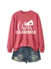 Sudadera deportiva casual cómoda versátil para mujer cheer grandma Amazon eBay tienda independiente capa base
