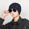 Sombrero de Punto de Invierno para Hombre Color Rizado Exterior Viaje Sombrero de Lana Simple Juvenil Cómodo Cálido a Prueba de Frío Sombrero para el Frío