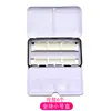 Caja Vacía para Acuarela Sólida Caja de Hierro Plegable Tres Veces 24 Colores 48 Colores Caja de Esmalte Caja de Hierro Almacenamiento y Dispensación