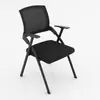 Silla de entrenamiento plegable transfronteriza, silla de reunión de negocios de fábrica con tablero de mesa, silla de estudio para proteger la cintura con reposabrazos, silla de oficina