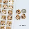 Rhinestone Cuadrado Octagonal de Fondo Puntiagudo de 10 mm Dongzhou Crystal, Rhinestone Brillante para Arte de Uñas, Accesorios para Joyería DIY, Rhinestone de Vidrio K9 Recubierto