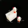 Molde de Silicona Squishy de Perro Oso Pulpo Lindo para Bricolaje Molde de Resina de Cristal