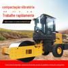Cortador de pressão de estrada tipo de carro portátil 123456 T fresadora de roda de aço simples e dupla compactação de vibração hidráulica completa prensagem de solo