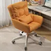 Silla de Computadora, Cómoda y para Sedentarismo, Silla para Estudio en Casa, Silla de Escritorio para Dormitorio, Silla de Maquillaje para Habitación de Niñas, Silla de Oficina Giratoria con Elevación