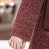 Abrigo de Algodón Grueso con Felpa de Invierno Ropa de Abrigo de Longitud Media para Mujeres de Mediana Edad y Mayores Chaqueta de Algodón Elegante Abrigo de Terciopelo de Visón Sintético para Mamá