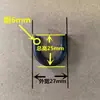 Gancho de Solda Anel em Forma de U de Ferro Sólido, Dobra de Barra de Ferro em Forma de Arco Semicircular, Gancho de Fivela em Forma de U, Dobra de Barra de Orelha de Levantamento