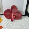 Flor Artificial Grande Phalaenopsis Película de Impresión 3D Cabeza de Flor Furoshiki Recuerdo Caja de Regalo DIY Decoración Flor para Zapato Tocado