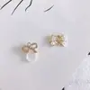 Accesorios para Joyería Galvanizados de Aleación DIY al por Mayor Rhinestone Perla Mariposa Colgantes Pequeños Pendientes Material para Pendientes Accesorios