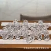 Cuentas de Cristal Blanco Natural Retorcidas Tamaño Grande Accesorios para Manualidades Pulsera DIY Hecha a Mano Joyería Accesorios de Moda S