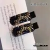 Pinza para el Pelo Lateral Colorida de Pedrería Estilo Coreano 2026, Pasador Elegante y Versátil para Sujetar el Cabello Suelto