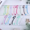 Novo marcador de página de contas diy ins Macaron quebra-cabeça clipe de livro estudantil pingente joia de silicone anti-perda em estoque atacado