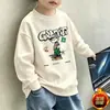 Nova blusa de moletom masculina inspirada em dopamina, coleção outono/inverno, roupas de outono para crianças, blusa estilosa e legal para crianças mais velhas, camiseta de manga comprida para meninos