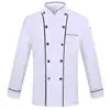 Em estoque Atacado Roupas de Chef Manga Curta Hotel Restaurante Cozinha Restaurante Cozinha Restaurante Refeições Roupas de Trabalho Uniforme de Chef