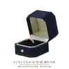 Caixa de Joias Octogonal de Renda para Noivado Fivela de Pino Caixa para Anel Conjunto de Pulseira e Colar Fashion Caixa Decorativa