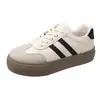 Zapatillas de Entrenamiento Alemanas para Mujer 2026 Primavera y Otoño Nuevas Zapatillas Versátiles de Suela Gruesa Blancas Transpirables Populares Zapatillas Casuales
