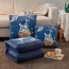 Almohada Edredón Multifuncional Felpa Estampada Engrosada Logotipo Personalizado Texto Slogan Publicitario Edredón Dos en Uno