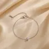 Pulsera Nueva de Moda de Acero de Titanio para Viajeros para Mujer, Joyería de Mano de Lujo Ligero, Pulseras Coreanas de Alta Gama para Parejas, Colección de Pulseras para Mujer