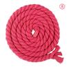 Corda de algodão colorida de três fios de 8mm, estoque de fábrica, fio de algodão de 8mm de espessura, decoração de fachada de loja DIY, corda decorativa de tecelagem