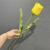 Material PU Extra Grande tulipa flor artificial atacado sensação de mão artificial casamento decoração de casa flor falsa transfronteiriça