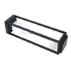 Lámpara de césped led impermeable para exteriores con enchufe de tierra lámpara de jardín lámpara de paisaje de jardín de villa parque lámpara de césped cuadrada de aluminio