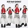 Disfraces de Jazz para Niñas Conjunto de Pantalones de Longitud Media con Degradado Moderno y Elegante para Actuaciones Escénicas Infantiles