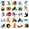 50 personalidad de deportes extremos transfronterizo al aire libre parkour escalada en roca creativo bricolaje monopatín equipaje pegatinas al por mayor