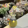 Cerámica de Jingdezhen Flor Adornos de Escritorio para el Día de San Valentín Regalos Conmemorativos de Graduación Regalos Creativos de Cumpleaños Regalos para el Día del Maestro