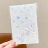 Pegatinas de Colores Huecas con Temática de Dopamina para Niñas, Decoraciones de Estrella de Cinco Puntas y Corazón, Corazones de Melocotón Autoadhesivos de Colores