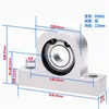 Soporte de Montaje con Carcasa de Rodamiento de Base Tipo T Vertical Tipo P de Aluminio P6066086000600160026004