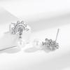 Pendientes de moda transfronteriza para mujer, aretes sencillos de cobre con incrustaciones de circonita y perlas, aretes de diseño de alta gama para mujer, venta al por mayor