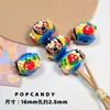 Cuentas Lindas Pintadas a Mano Cadena para Celular Hecha a Mano DIY Cadena Colgante Decorativa para Joyería Accesorios Colgantes Cuentas Colgantes Animales