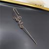 Ganchos para Orejas de Circonita, Agujas para Orejas Perforadas para Mujer, Diseño que Rodea el Lóbulo de la Oreja, Pinzas para el Cartílago de la Oreja, Pendientes Invisibles Diagonales, Forma de Corazón Cielo Estrellado