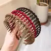 Nueva Diadema de Felpa con Dientes para Otoño e Invierno, Pinza Antideslizante para Lavado Facial, Diadema para Acabado de Flequillo y Cabello Suelto de Mujer, Accesorios para el Cabello de Acrílico