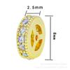 Acessórios de joias faça você mesmo ins Jóias de vento atacado micro acessórios de zircônia incrustada acessórios de contas pulseira acessórios de pingente de pulseira