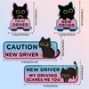 Imanes para Coche Reflectantes Populares Transfronterizos Pegatinas para Coche de Abeja de Panal de Dibujos Animados Prácticas Pegatinas para Parachoques y Carrocería de Conductor Novato
