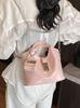 Bolsos de Mano Pequeños de Moda para Mujer 2025 Nuevo Verano Bolso Cruzado Versátil Super Popular Bolso Tote Tipo Cubo